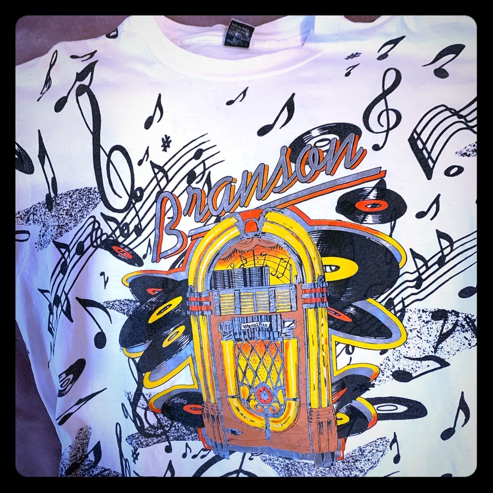 ❇️ VINTAGE ❇️ Branson Jukebox Music 🎶 T-shirt